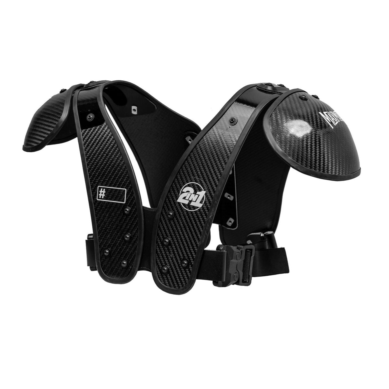 Polymer shell of 2inOne Junior shoulder pads