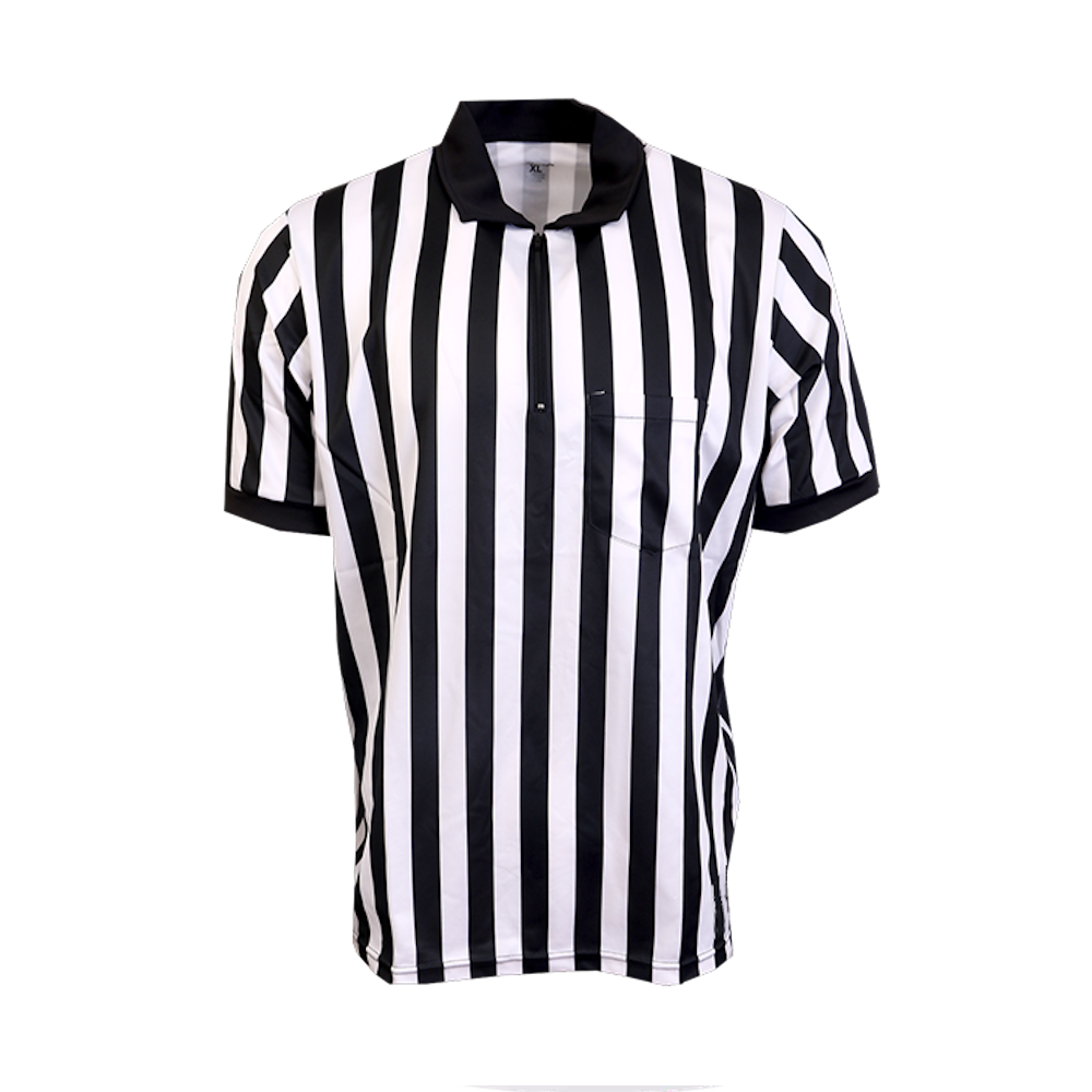 BTW - Referee shirt with narrow stripes