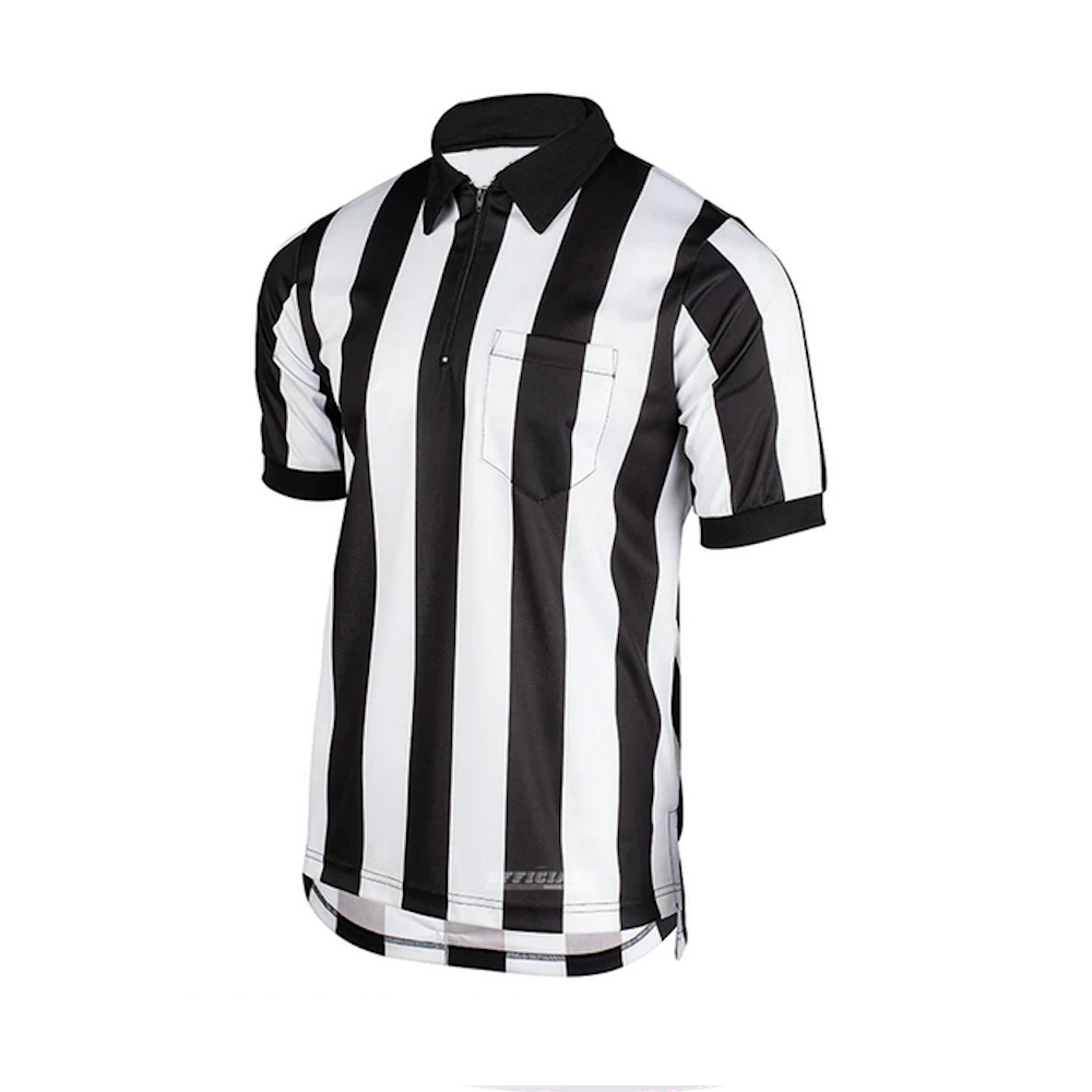 BTW - Referee shirt with wide stripes