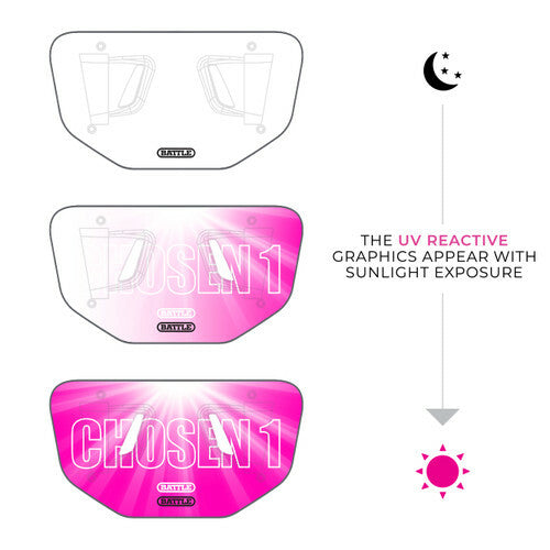 Battle - "Chosen 1" UV Reactive Back Plate