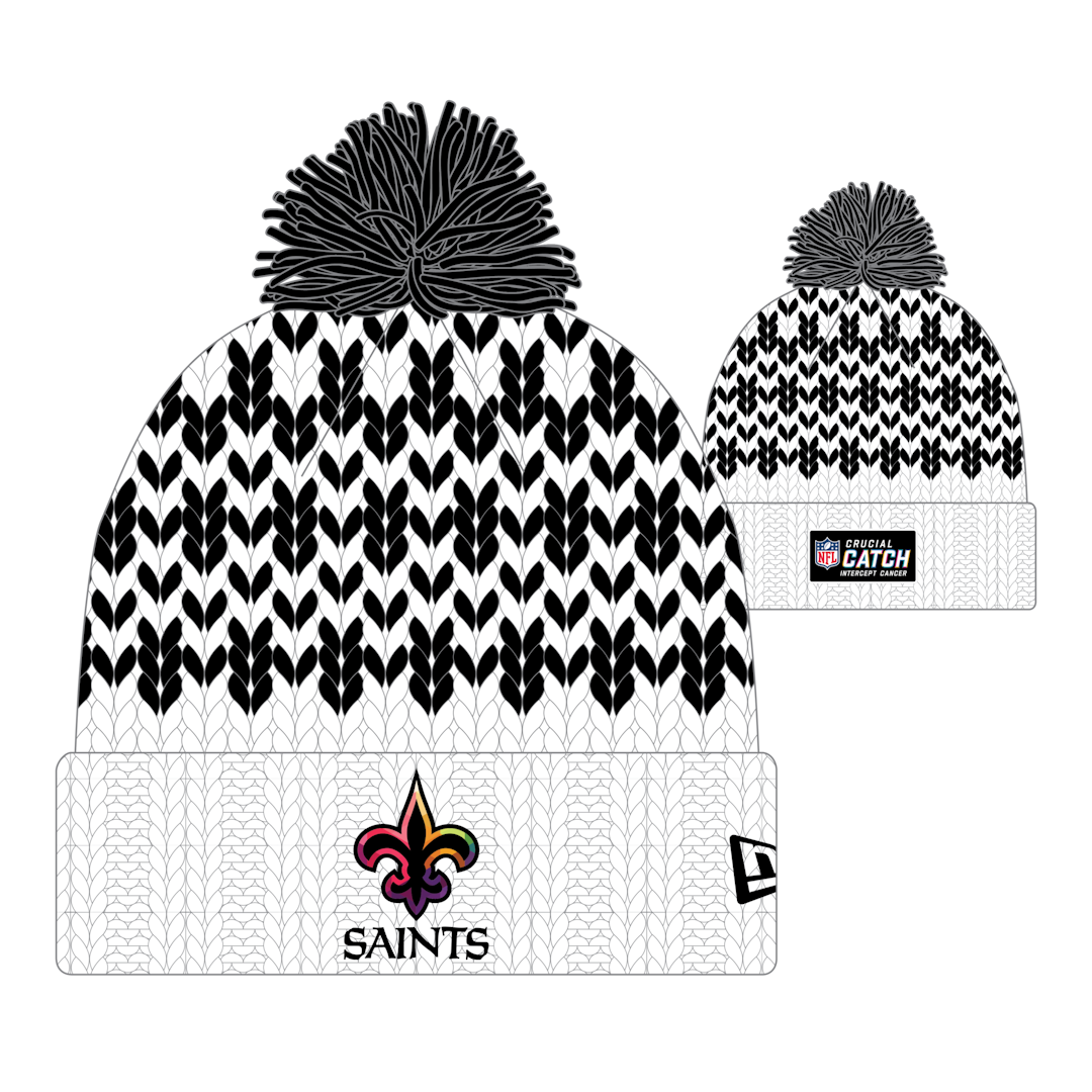 New Era - Crucial Catch 2023 Beanie New Orleans Saints