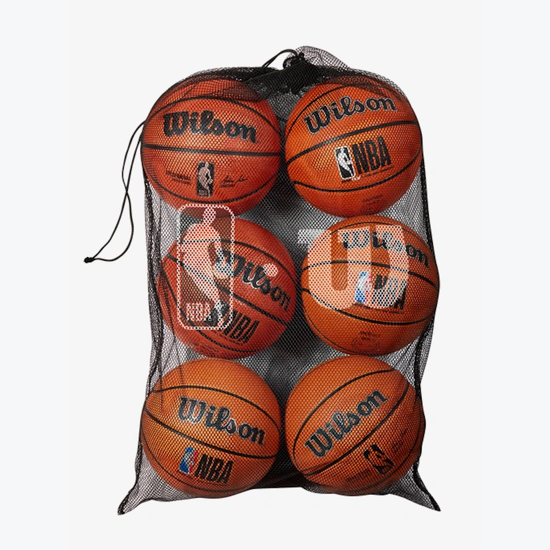 Wilson - NBA 6 Ball Mesh Basketball Bag