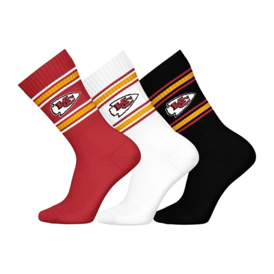 NFL Kansas City Chiefs 3-pack Crew -sukat