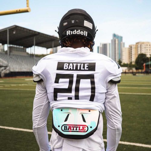 Battle - "Iridescent" Chrome Football Back Plate