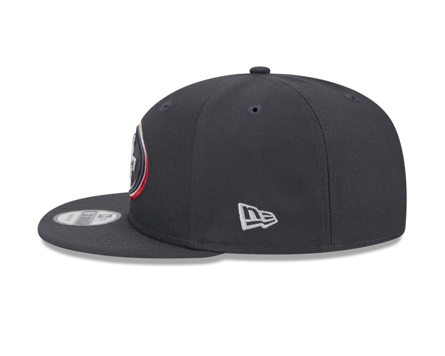 New Era 9Fifty NFL Graphite San Francisco 49ers 2024 Draft Snapback