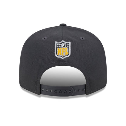 New Era 9Fifty Graphite Pittsburgh Steelers 2024 Draft Snapback