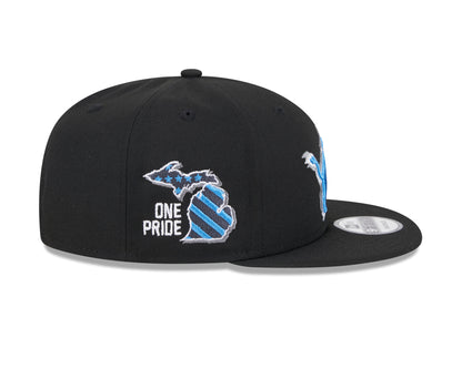 New Era 9Fifty NFL Black Detroit Lions 2024 Draft Snapback