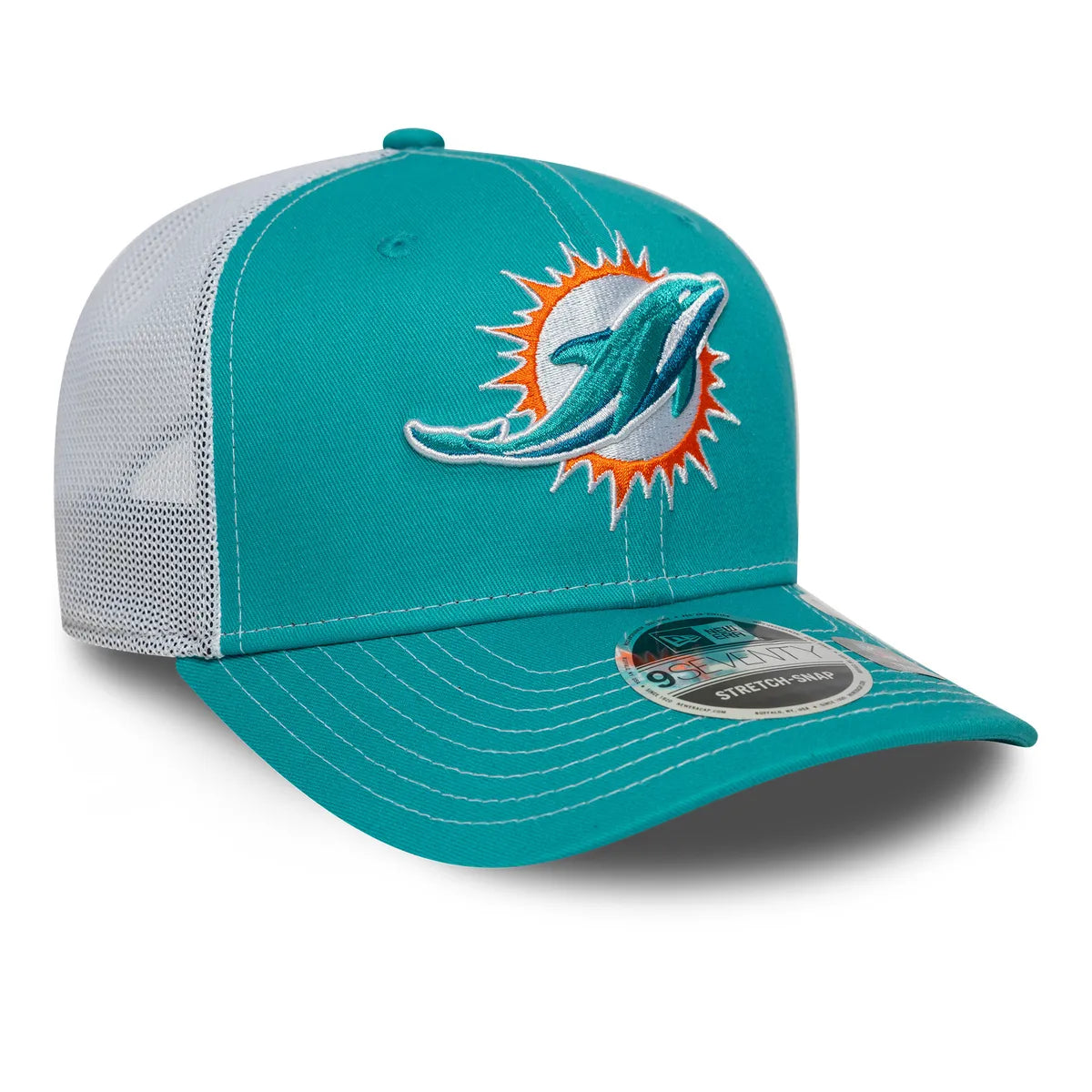 New Era - 9SEVENTY NFL SS Trucker Contrast Stitch Miami Dolphins