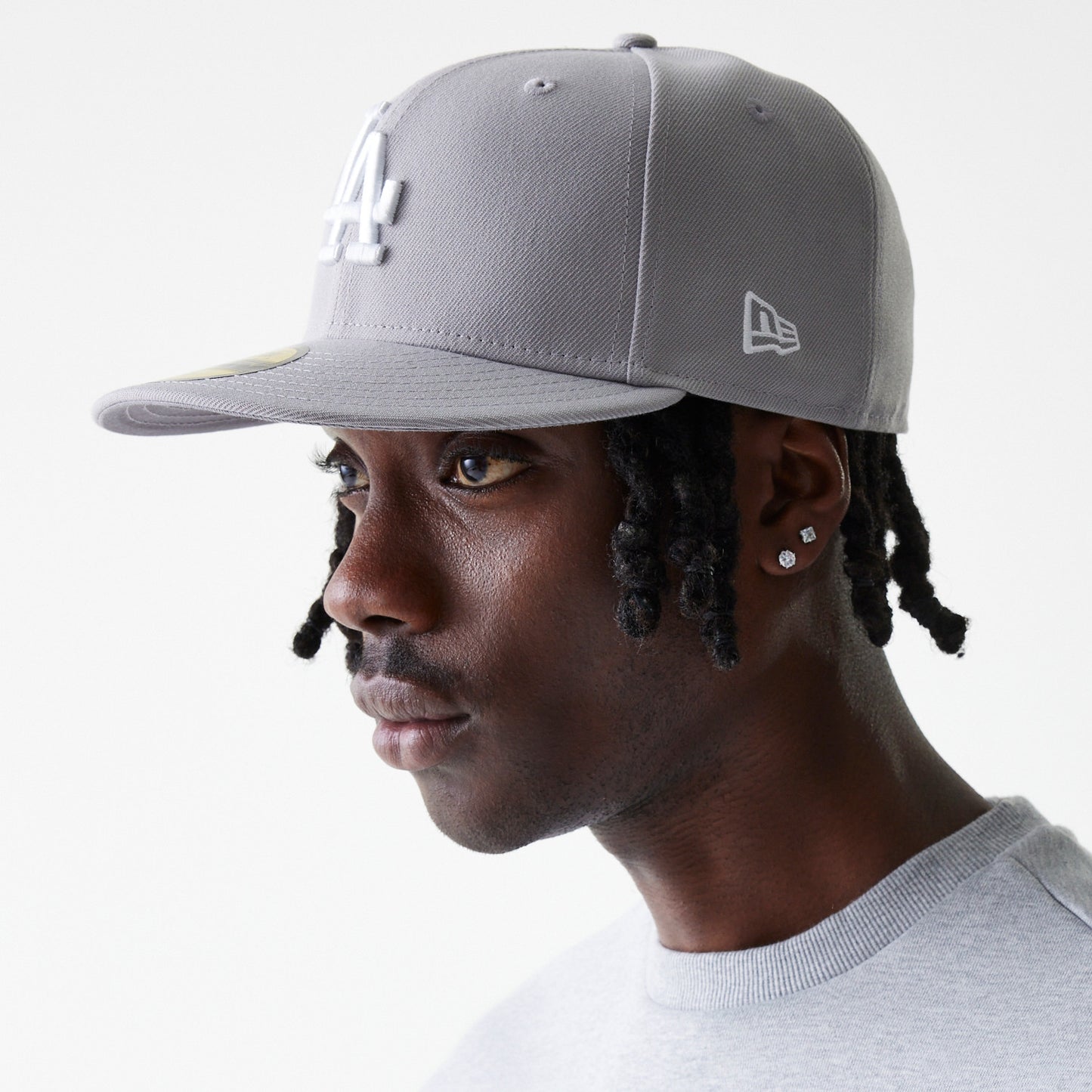 New Era - 59Fifty MLB LA Dodgers Essential Gray, Fitted