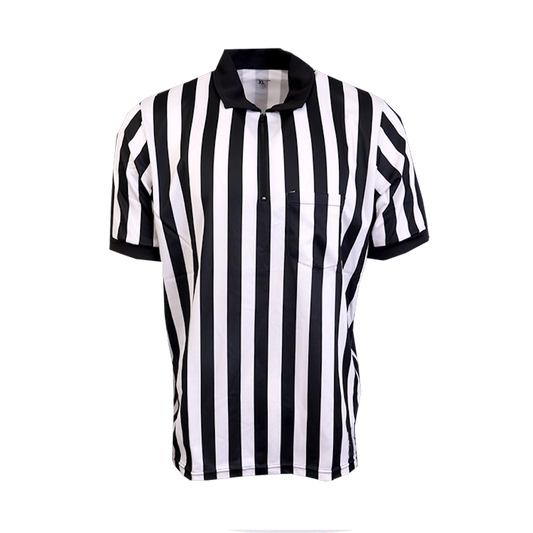 BTW - Referee shirt with narrow stripes