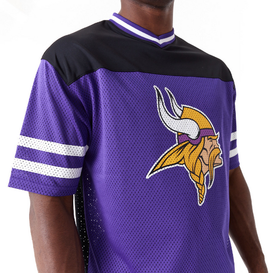 New Era - NFL Wordmark Graphic Purple Minnesota Vikings T-Paita