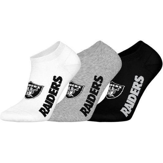 NFL Las Vegas Raiders 3-pack Sneaker -matalat sukat