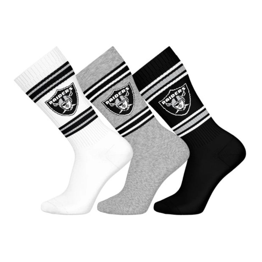 NFL Las Vegas Raiders 3-pack Crew -sukat