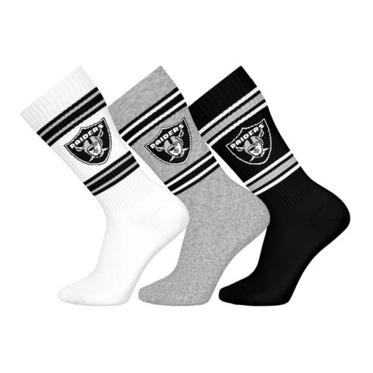 NFL Las Vegas Raiders 3-pack Crew -sukat