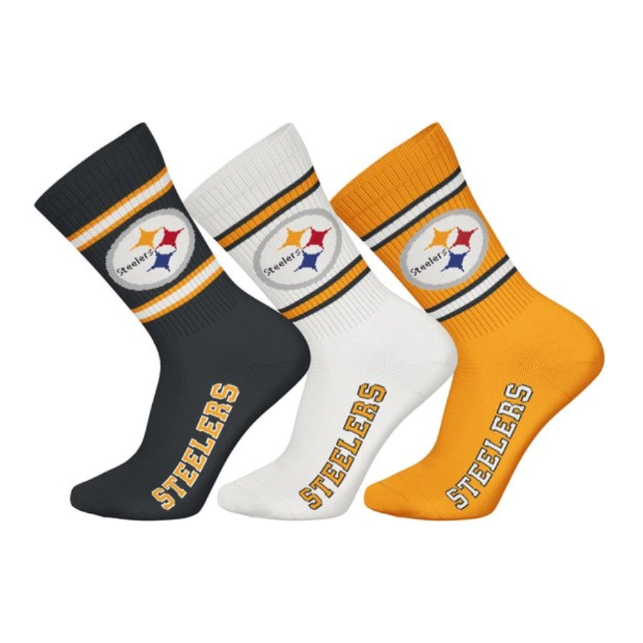 NFL Pittsburgh Steelers 3-pack Crew -sukat