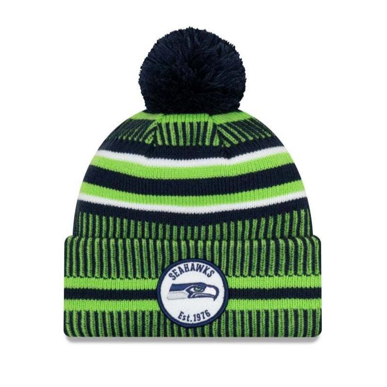 New Era - NFL Sideline Bobble Knit 2019 Seattle Seahawks